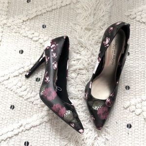 Christian Siriano Floral Pumps